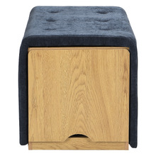 Otway Chenille Storage Ottoman